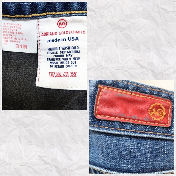DONATED👖Adriano Golschmied "The Club" Style Jeans 31R - Picture 6 of 8